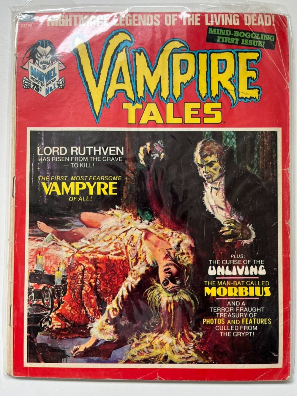 Vintage Marvel Vampire Tales #1 (1973) - First Morbius Solo Story